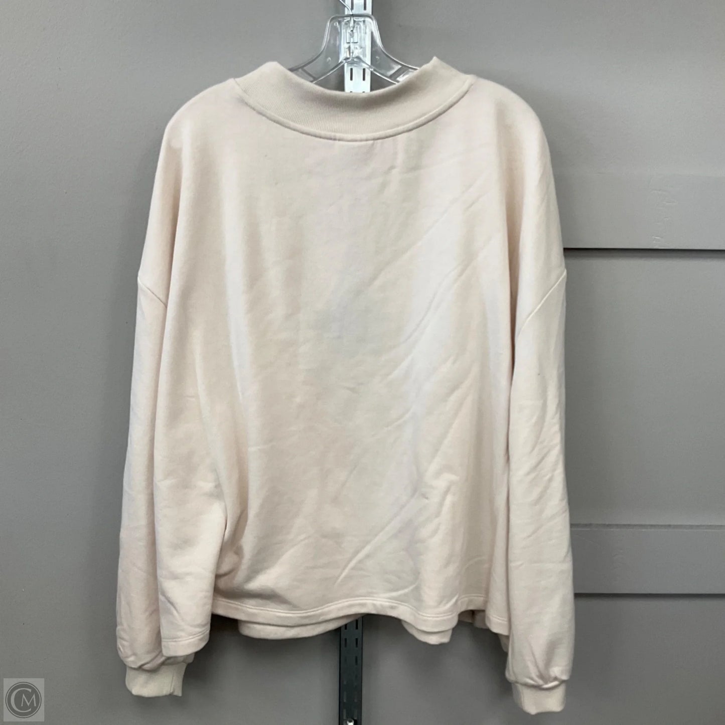 Top Long Sleeve By Ava & Viv In Cream, Size: 3x