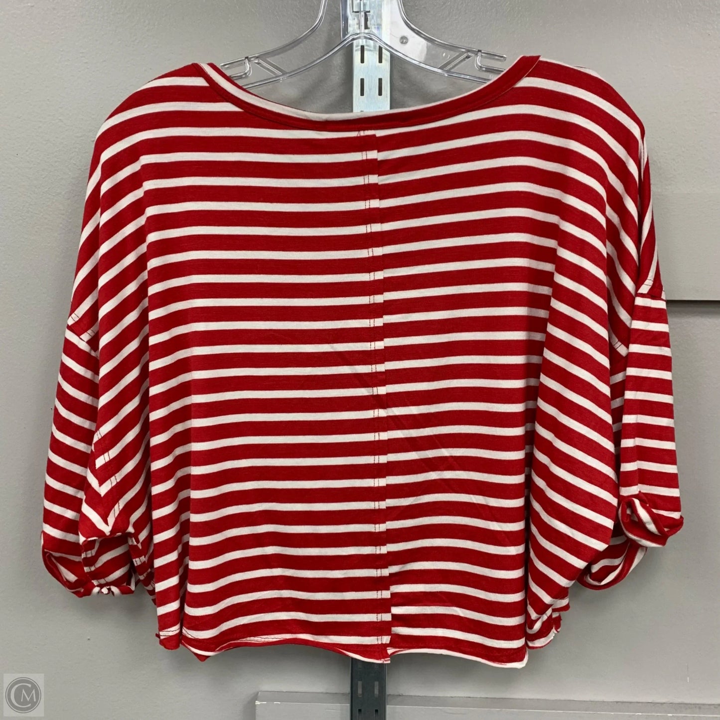 Top Short Sleeve By Altard State In Striped Pattern, Size: S