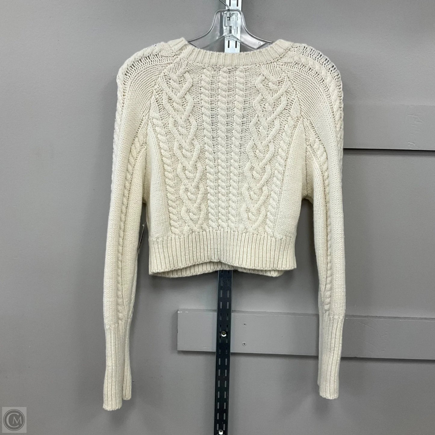 Sweater By Pretty Garbage In Cream, Size: M