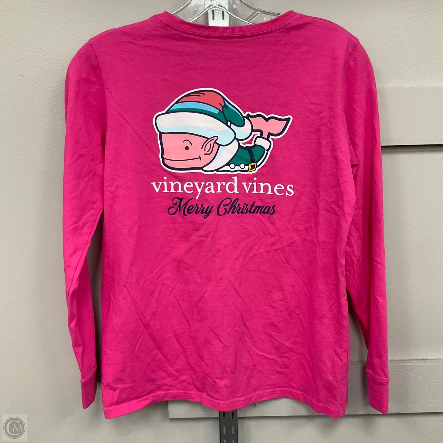 Top Long Sleeve Basic By Vineyard Vines In Pink, Size: Kids Xl