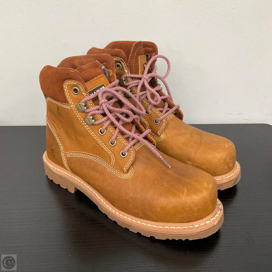 Boots Combat By Clothes Mentor In Brown, Size: 8