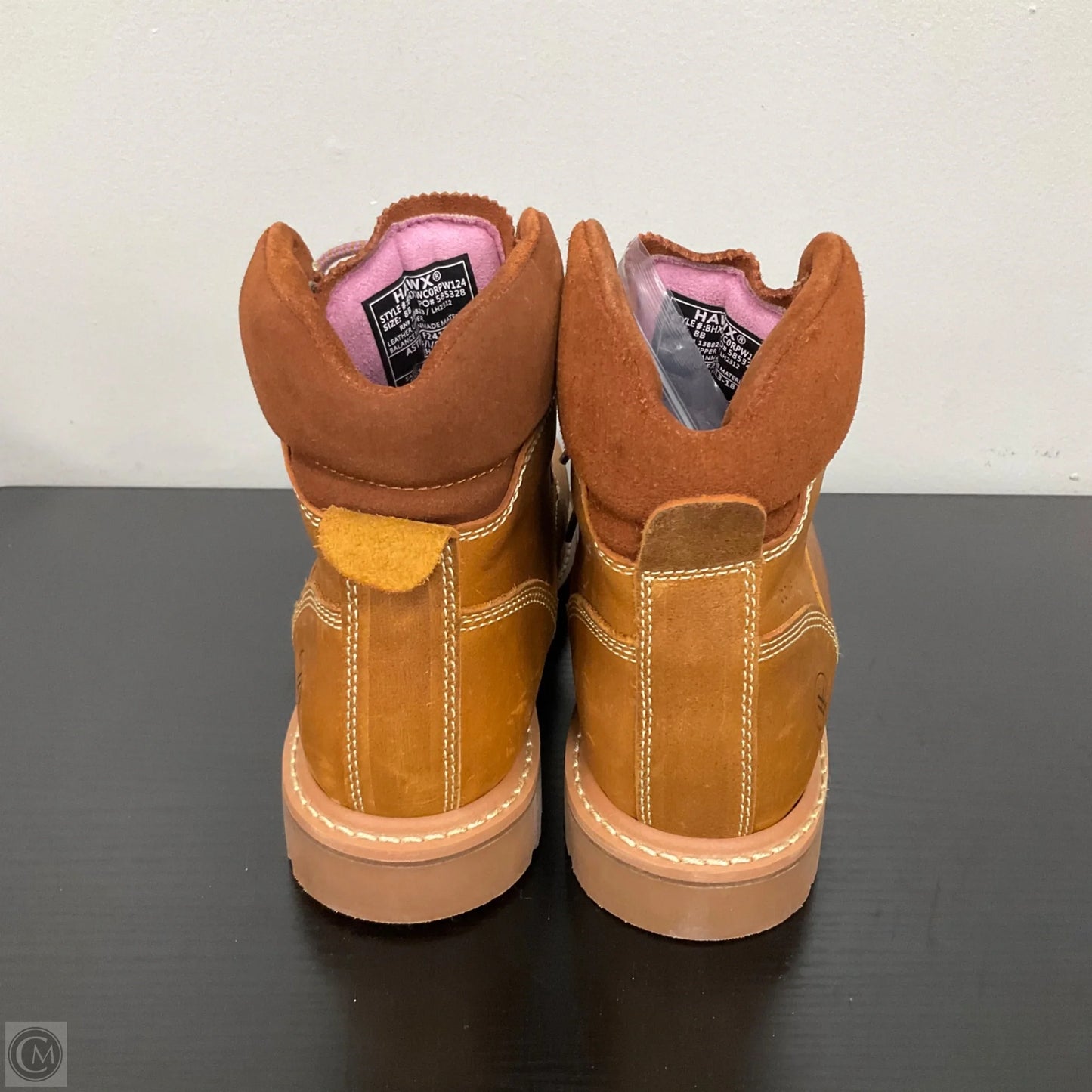 Boots Combat By Clothes Mentor In Brown, Size: 8