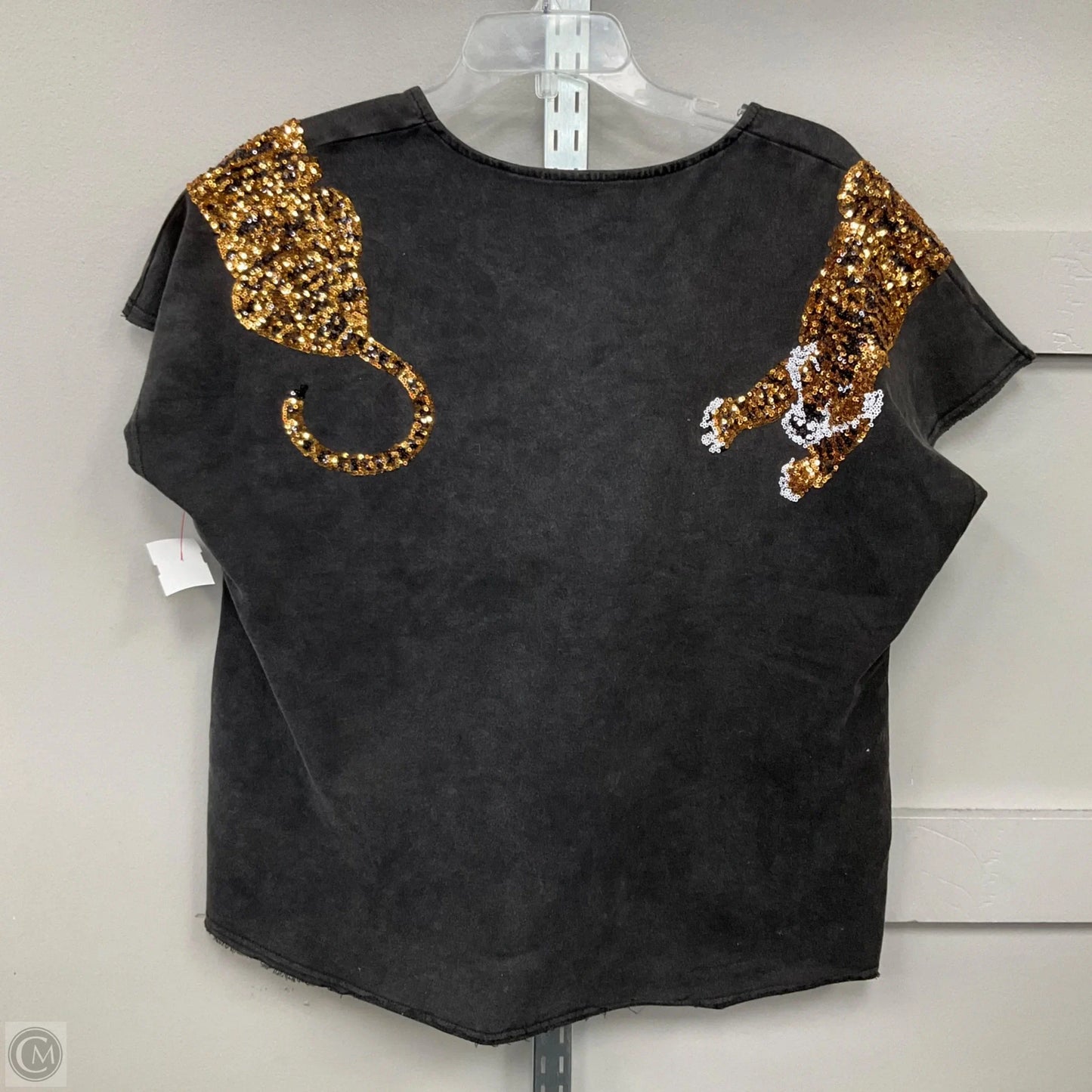 Top Short Sleeve By Blue B In Black, Size: M