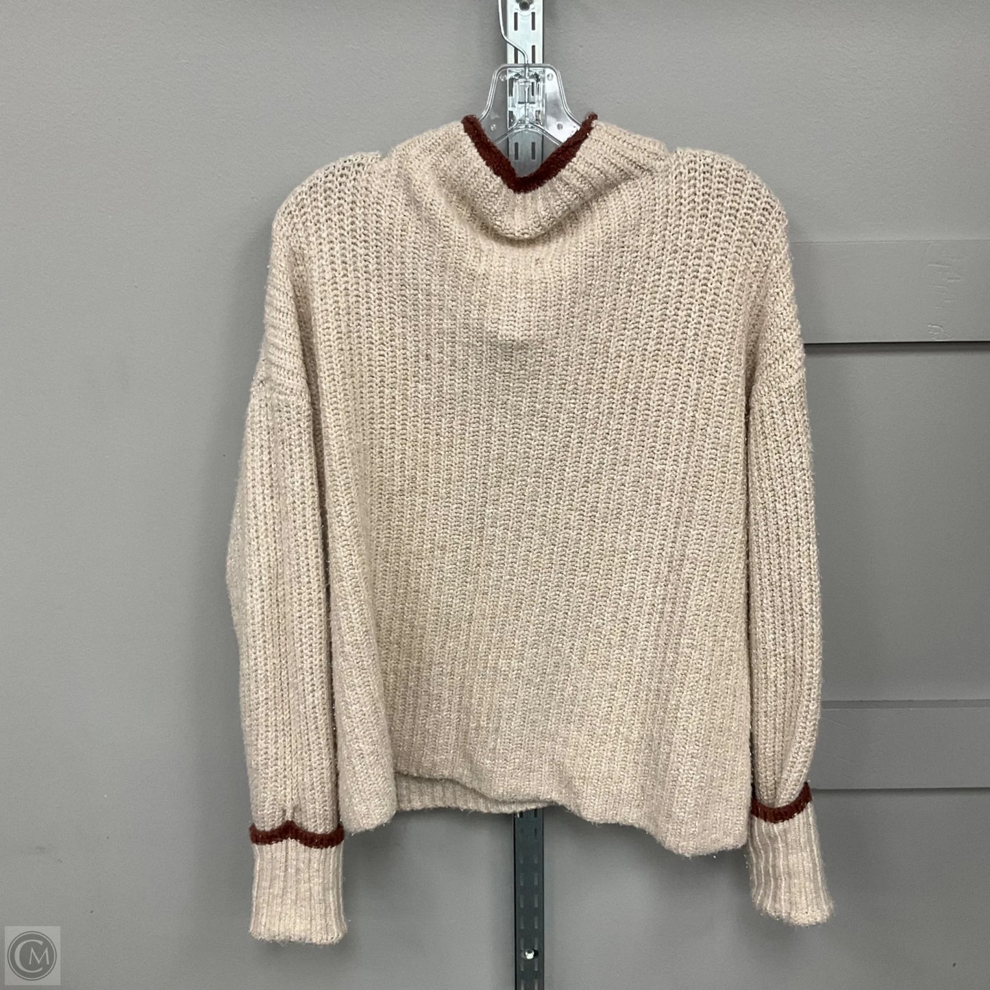 Sweater By Maeve In Tan, Size: M