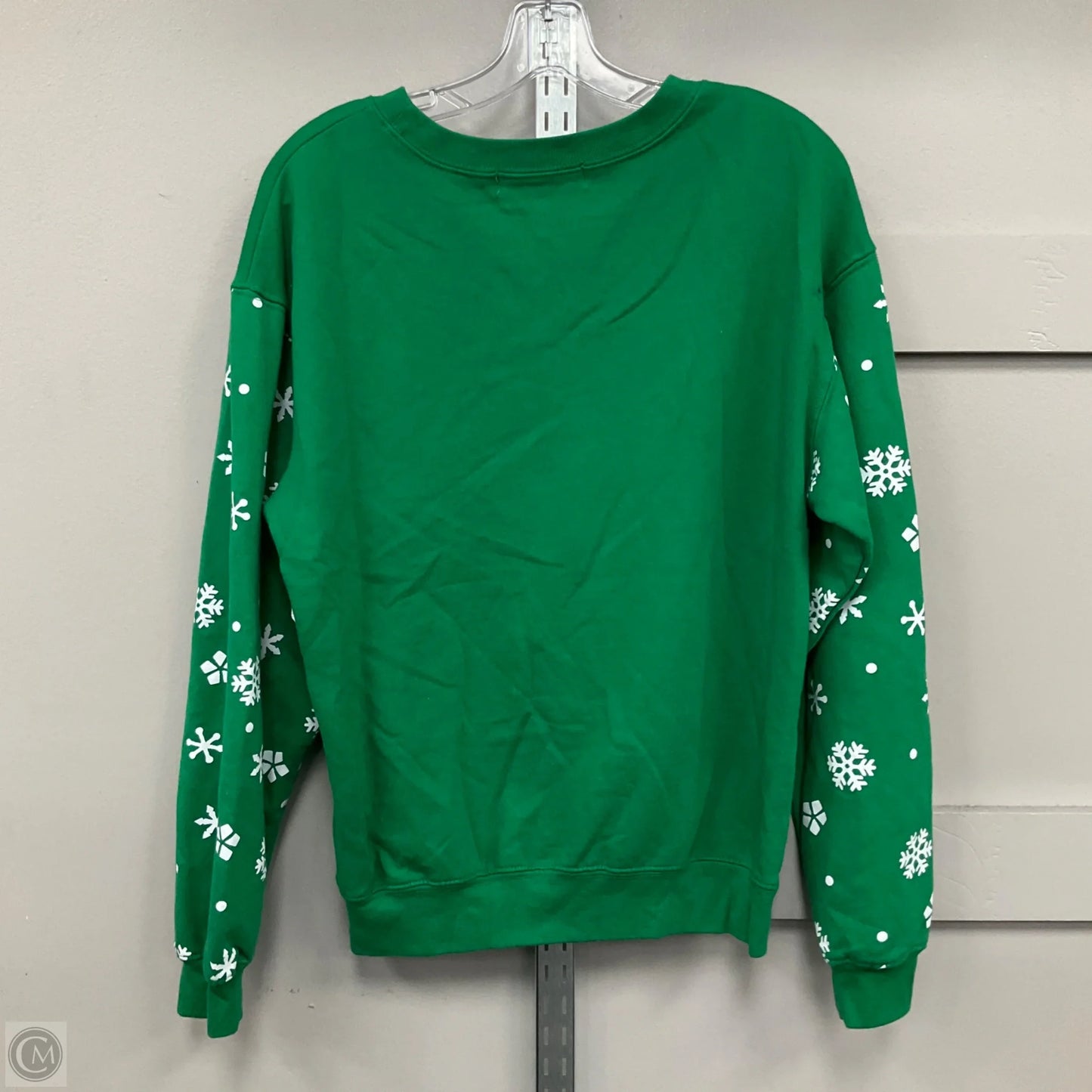 Sweatshirt Crewneck By Clothes Mentor In Green, Size: M
