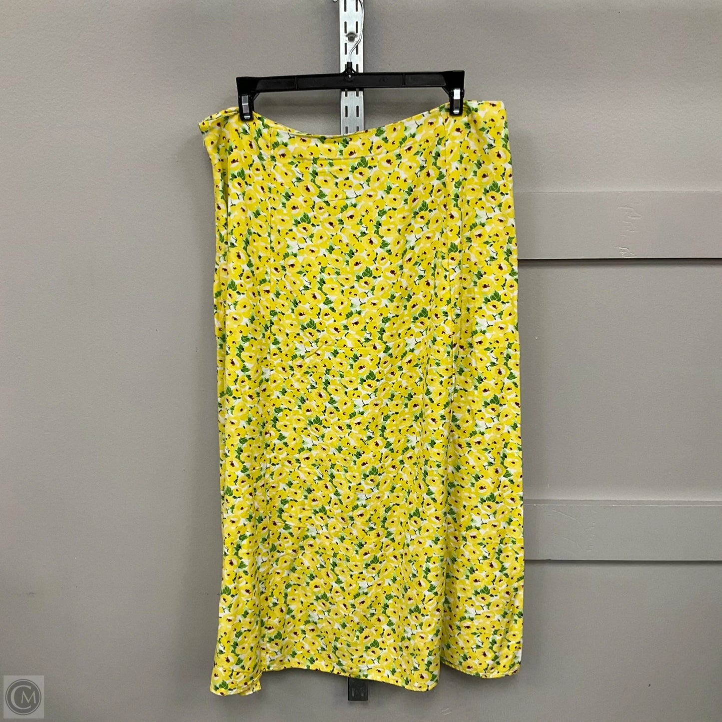 Skirt Maxi By Loft In Yellow, Size: 8