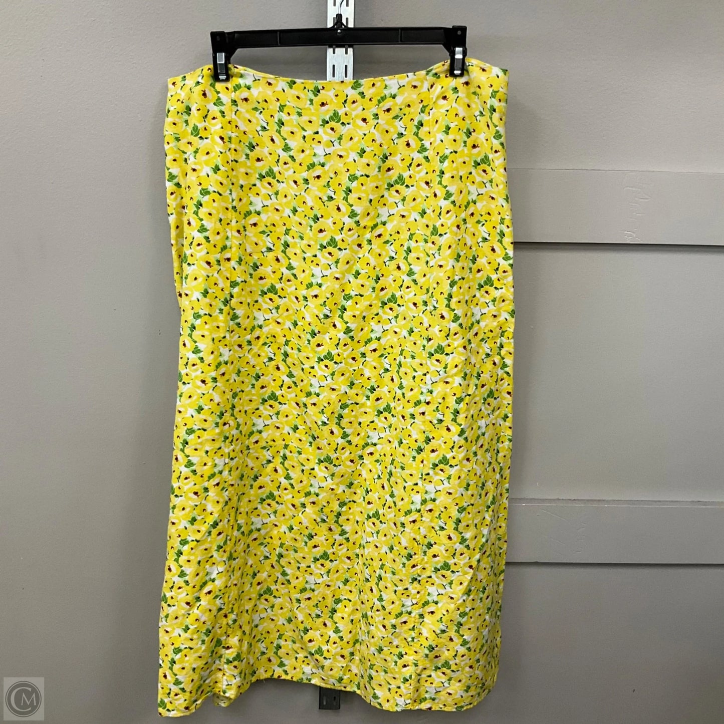 Skirt Maxi By Loft In Yellow, Size: 8