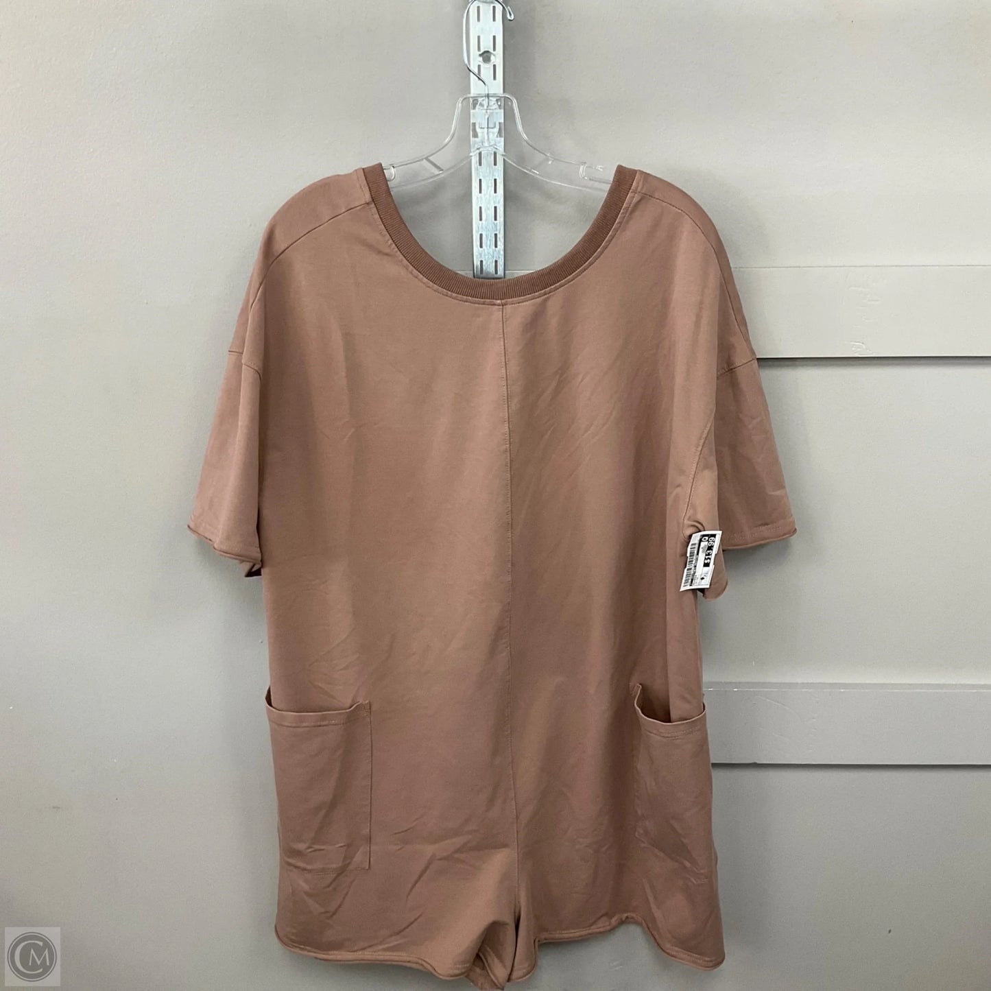 Romper By Clothes Mentor In Beige, Size: L