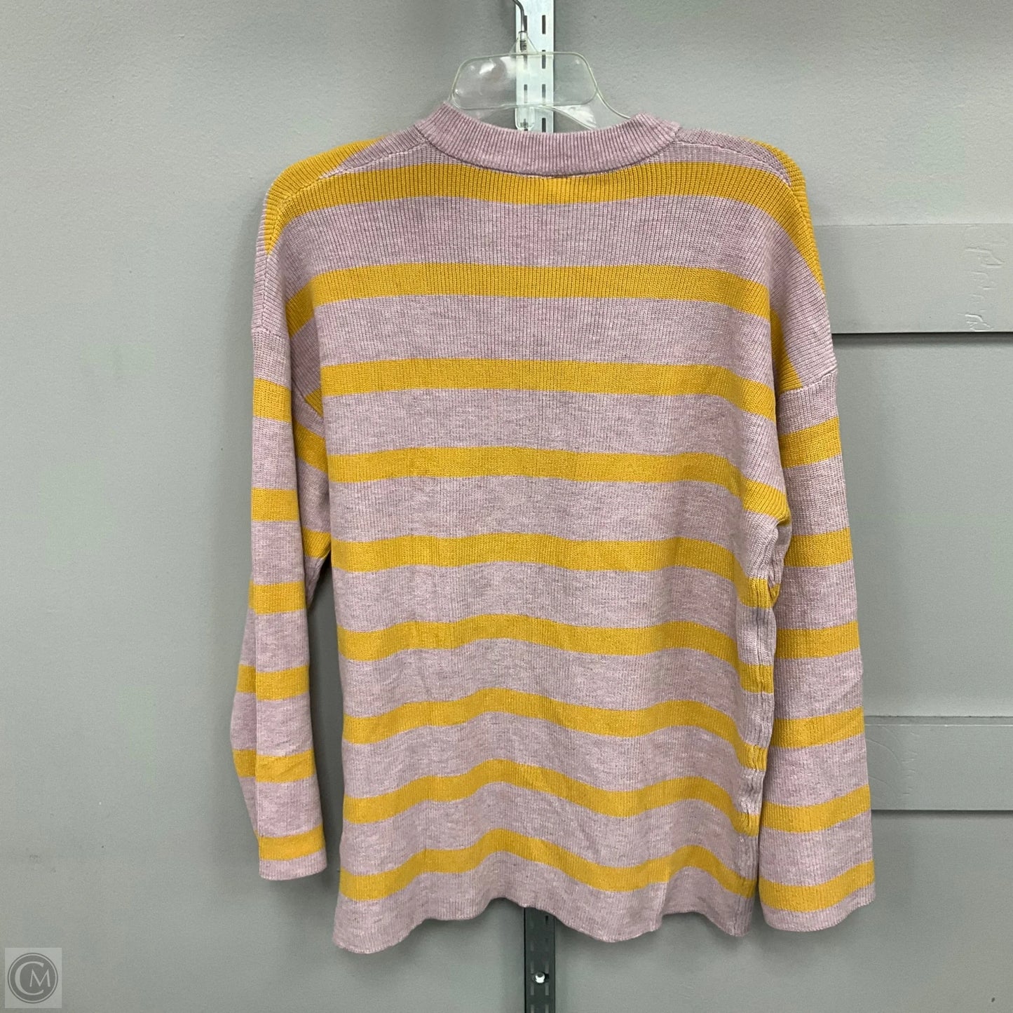 Sweater By Clothes Mentor In Striped Pattern, Size: S