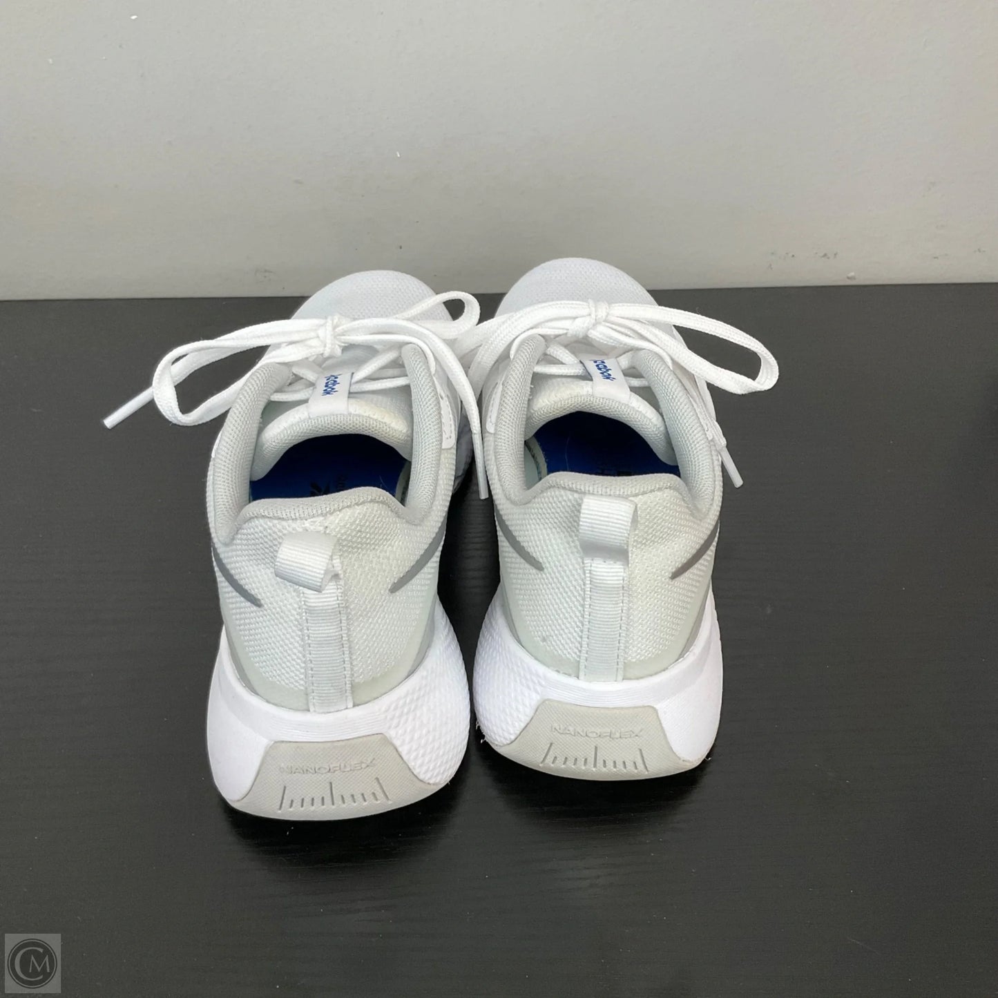 Shoes Athletic By Reebok In White, Size: 6.5
