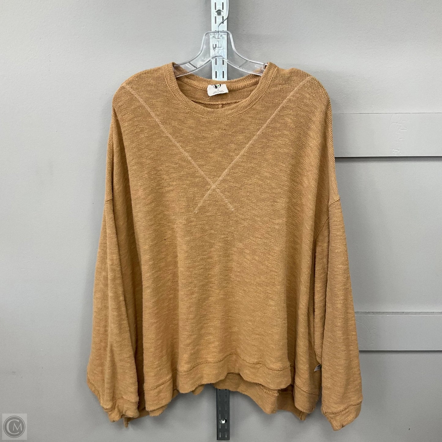 Top Long Sleeve By We The Free In Yellow, Size: Xs