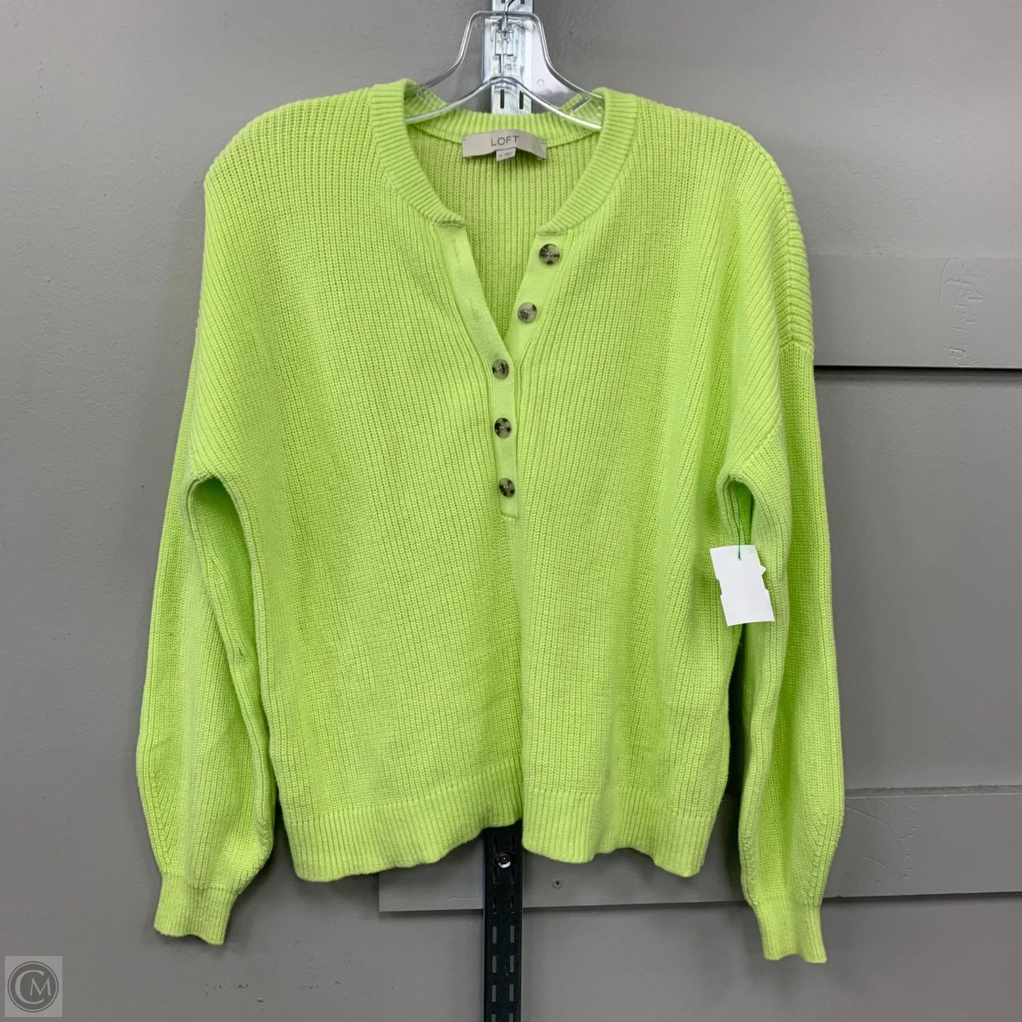 Sweater By Loft In Green, Size: M