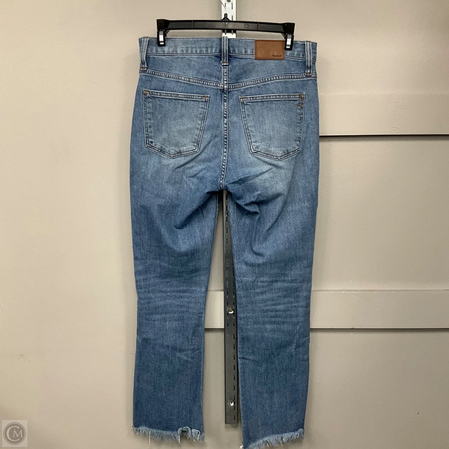 Jeans Boot Cut By Madewell In Blue Denim, Size: 4