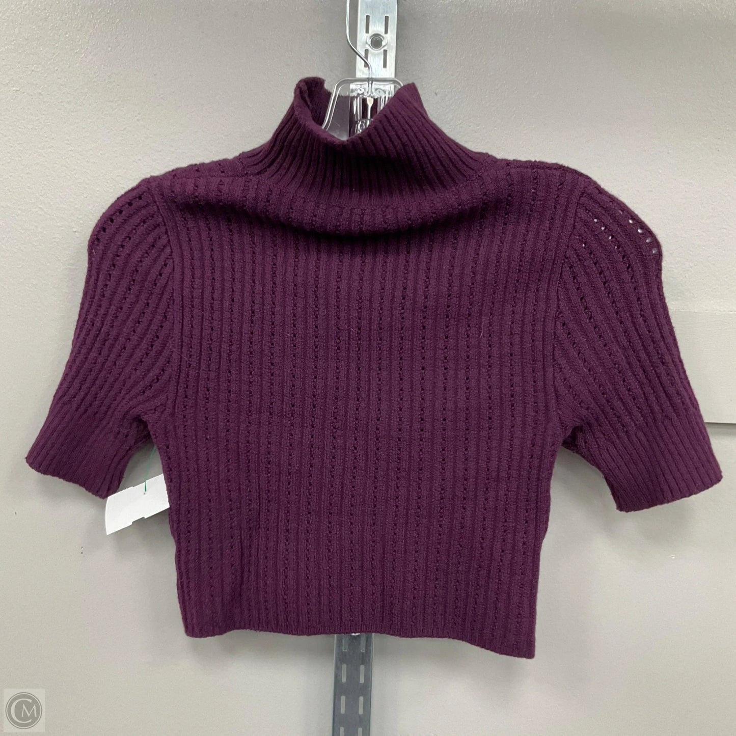 Top Short Sleeve By Free People In Purple, Size: S