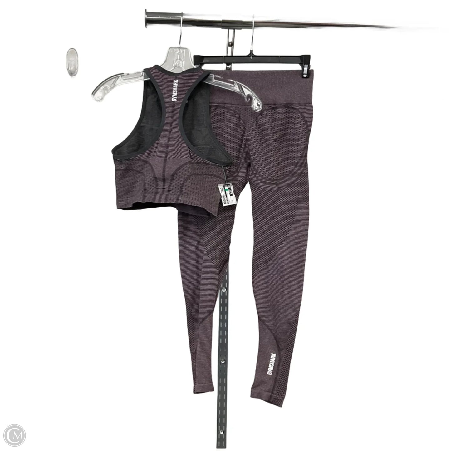 Athletic Pants 2pc By Gym Shark In Purple, Size: M