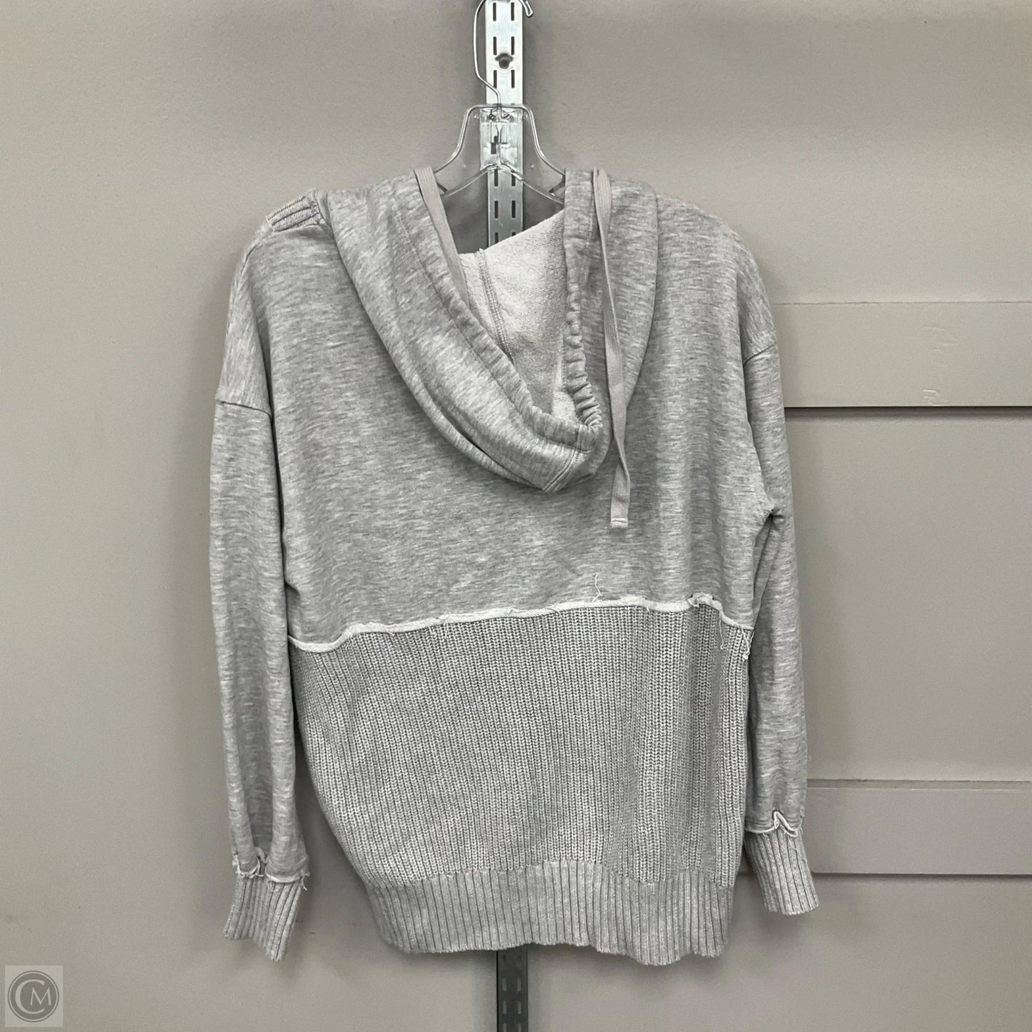 Sweatshirt Hoodie By Time And Tru In Grey, Size: S