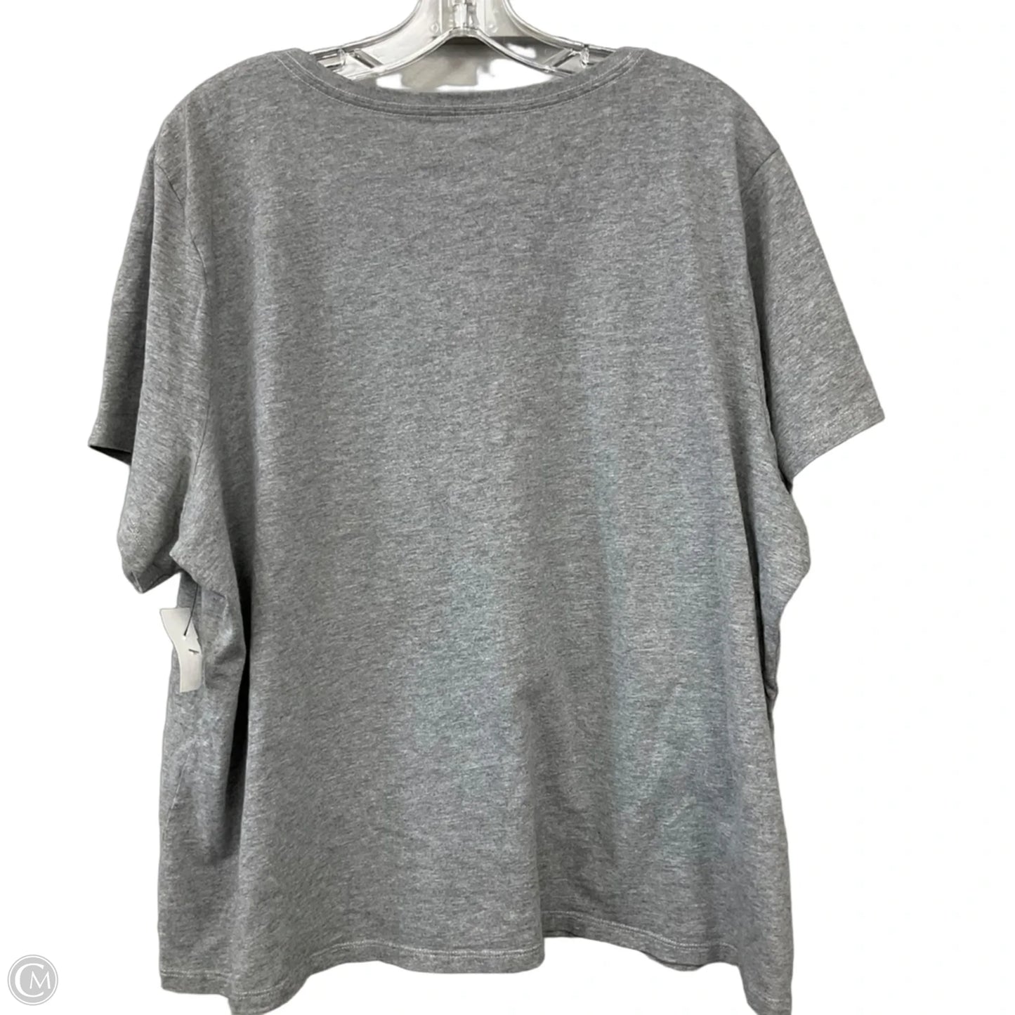 Top Short Sleeve Basic By Life Is Good In Grey, Size: 1x