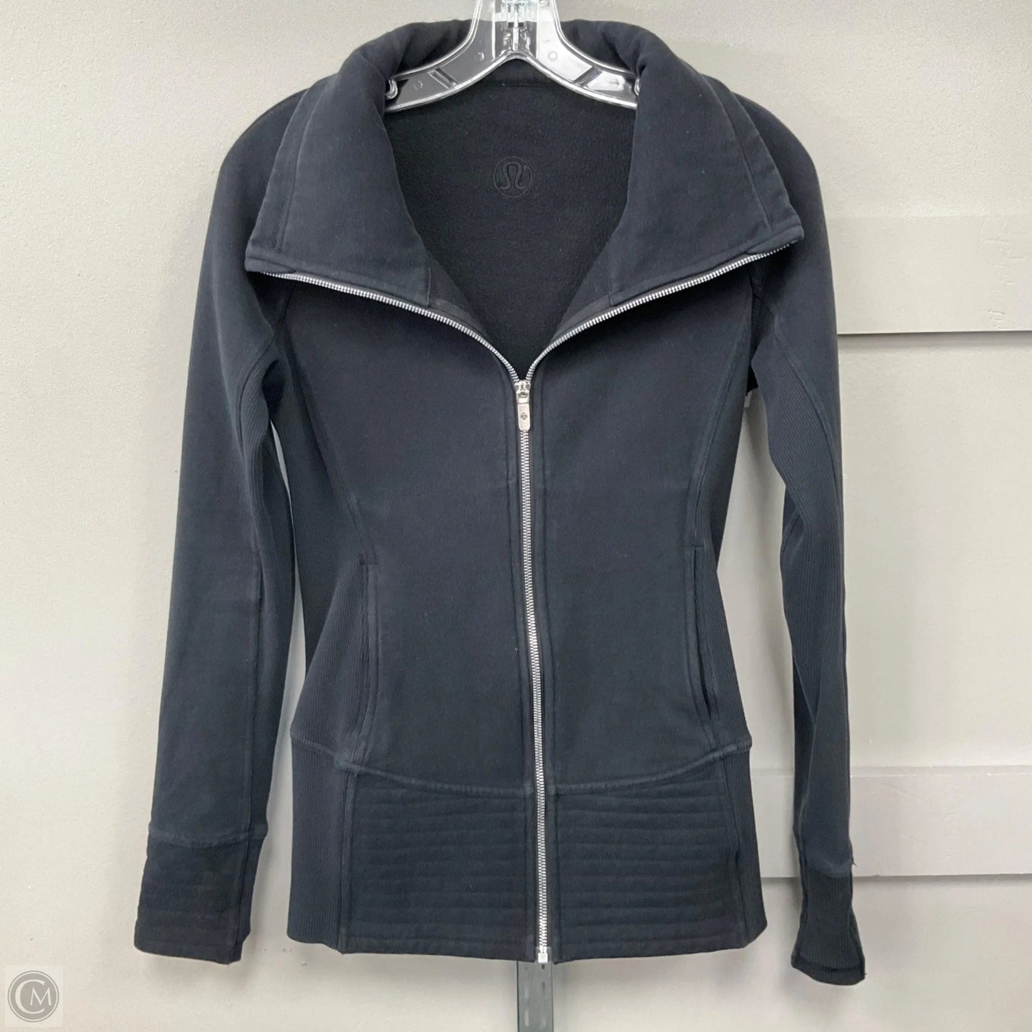 Sweatshirt Collar By Lululemon In Black, Size: 4