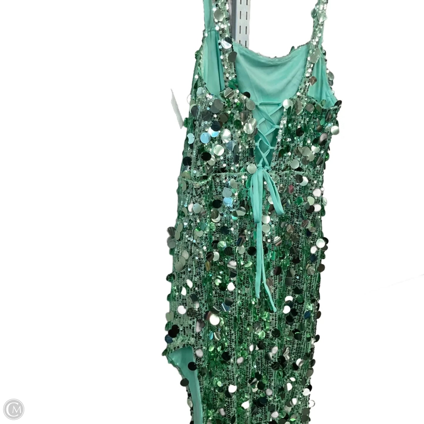 Dress Party Long In Green, Size: 12