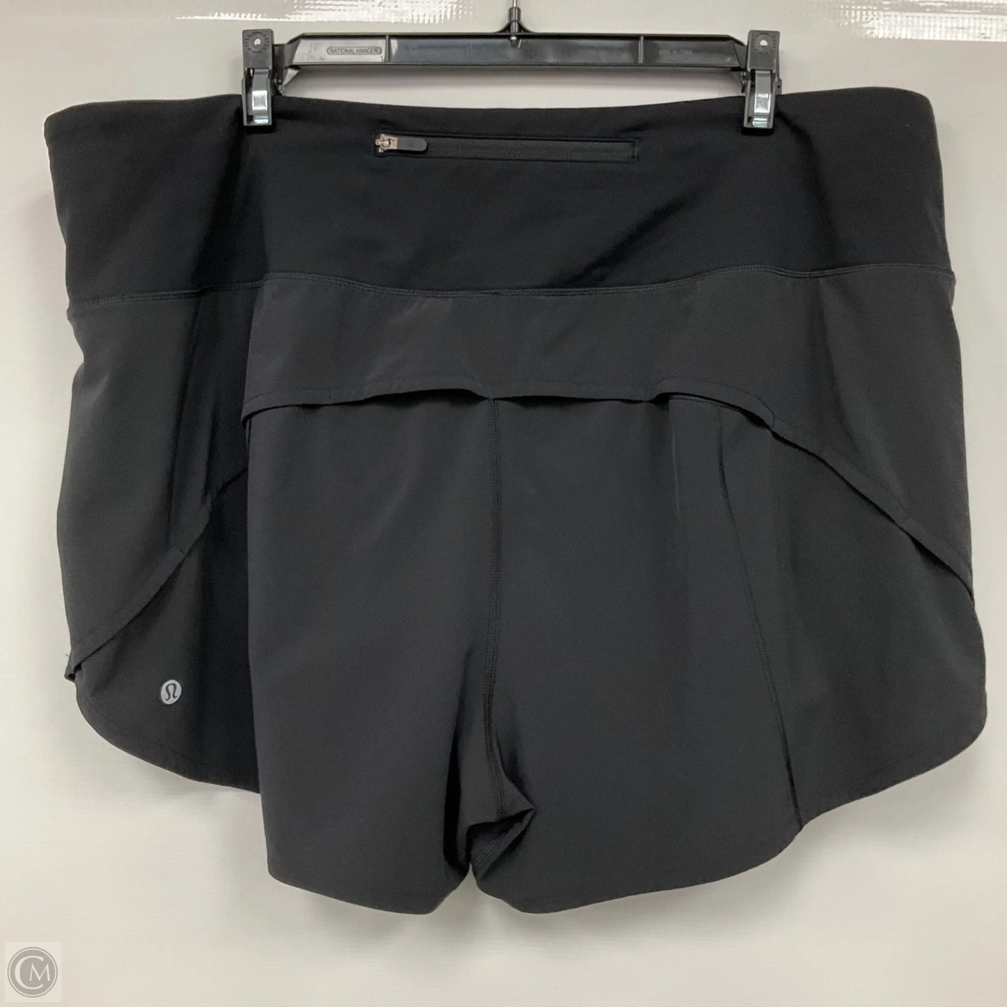 Athletic Shorts By Lululemon In Black, Size: 16