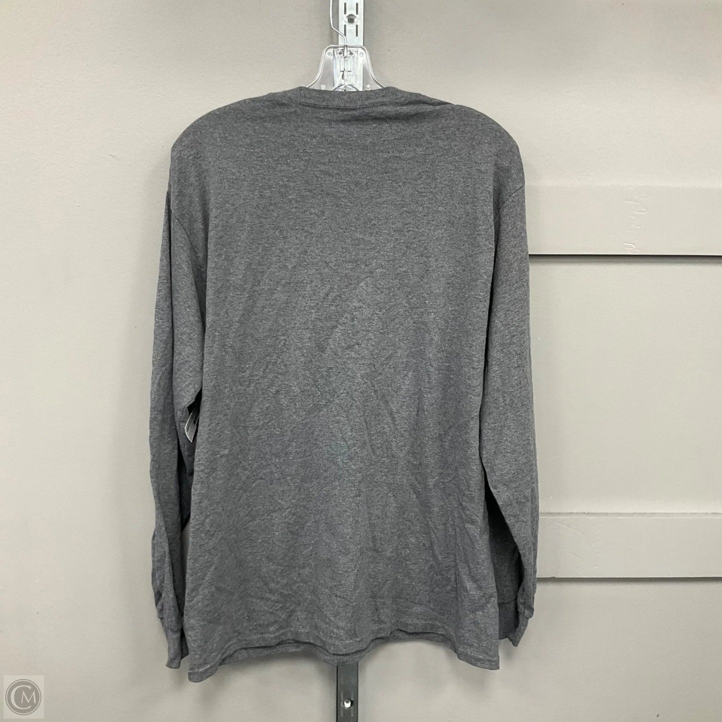 Top Long Sleeve By Clothes Mentor In Grey, Size: L