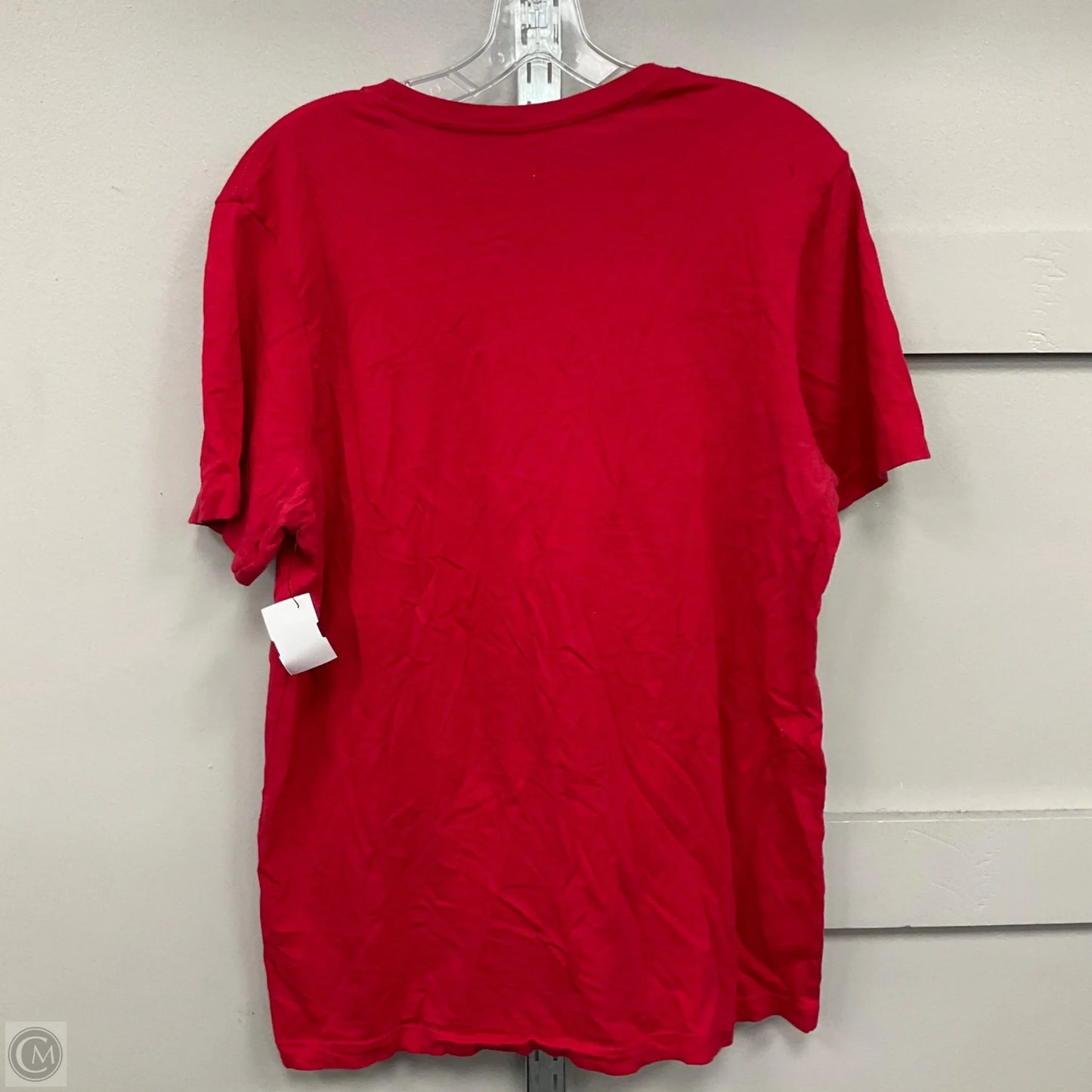 Top Short Sleeve By Clothes Mentor In Red, Size: M