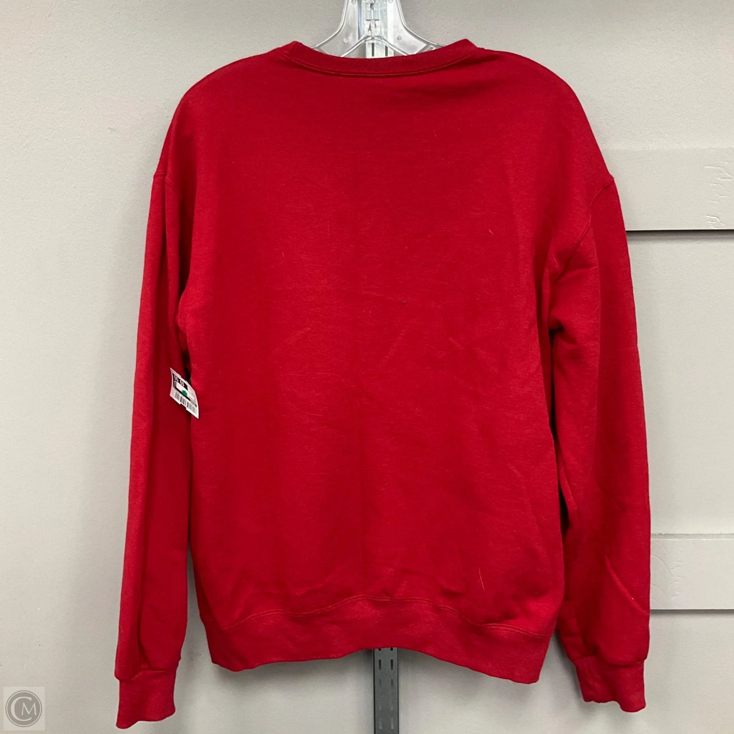 Sweatshirt Crewneck By Jerzees In Red, Size: M