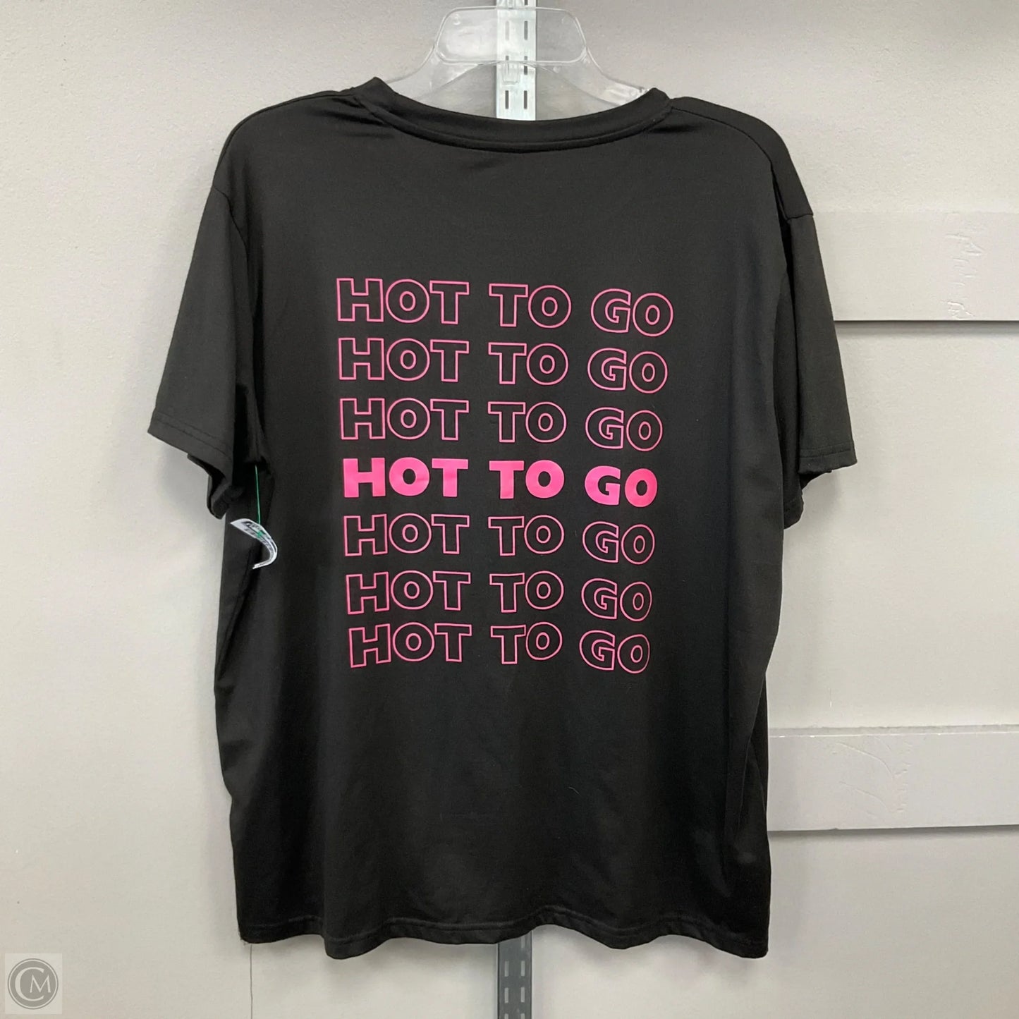 Top Short Sleeve Basic By Cmf In Black, Size: Xxl