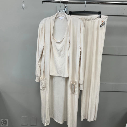 Pants Set 2pc By Danskin In Cream, Size: L