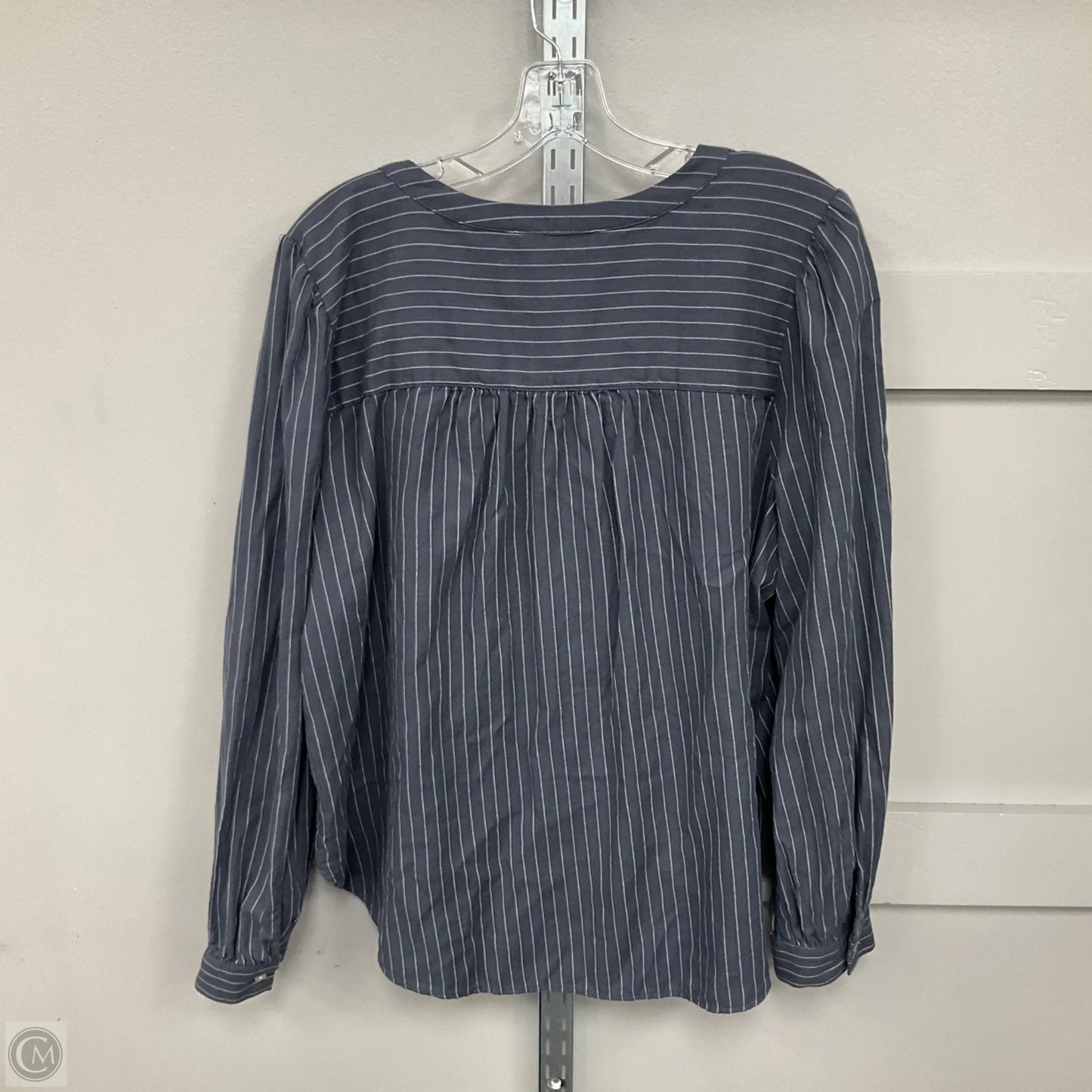 Top Long Sleeve By Loft In Striped Pattern, Size: Xl