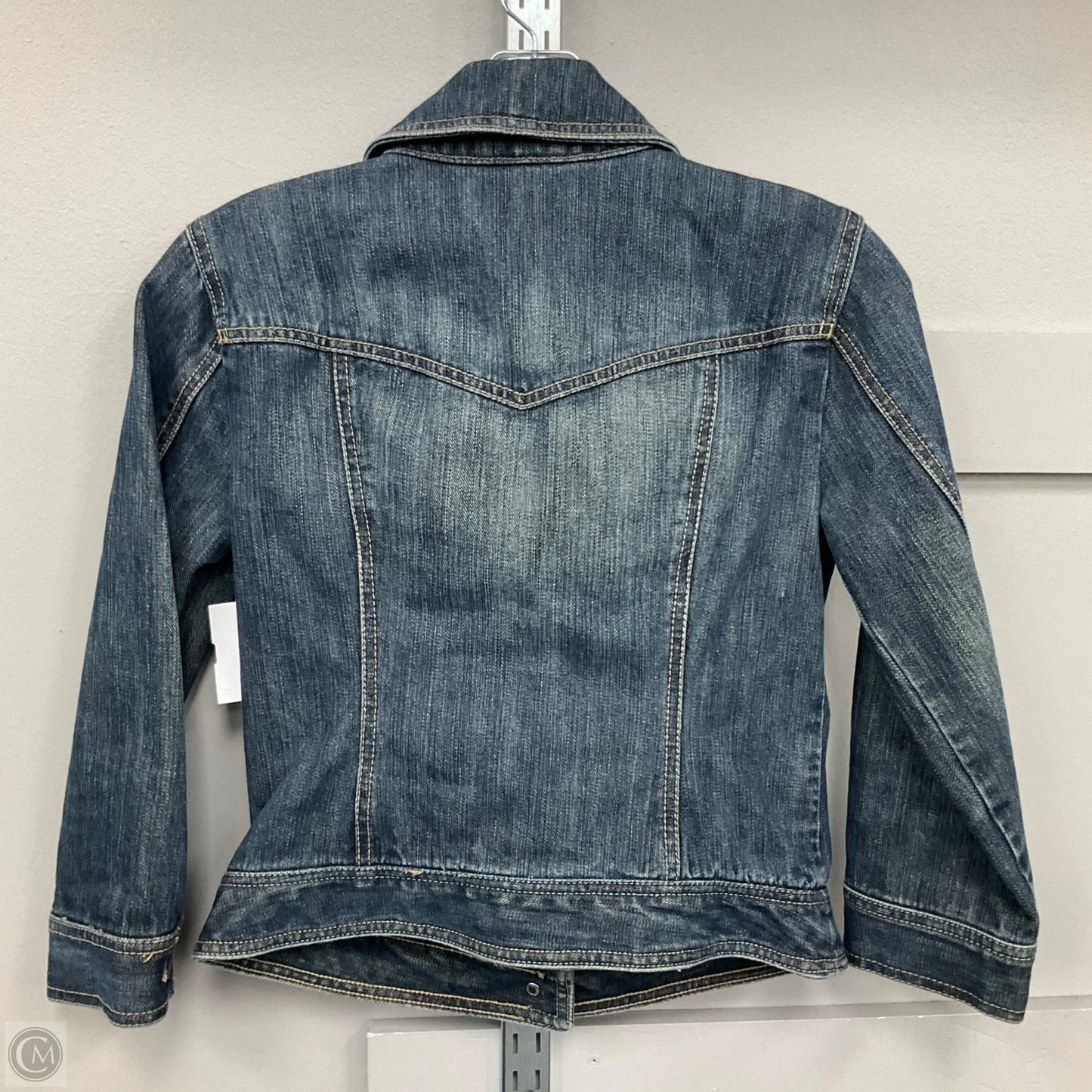 Jacket Denim By Loft In Blue Denim, Size: Xs