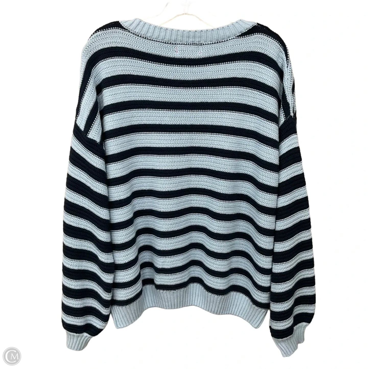 Sweater By Edikted In Black & Blue, Size: Xs