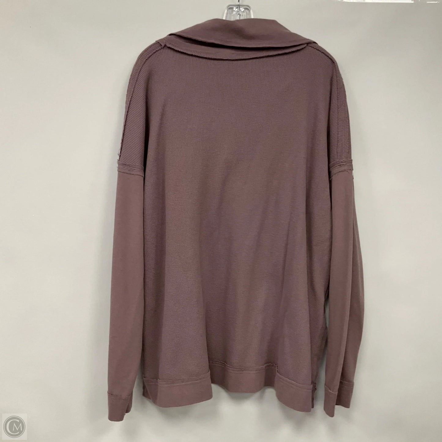 Top Long Sleeve By Mono B In Purple, Size: 2x