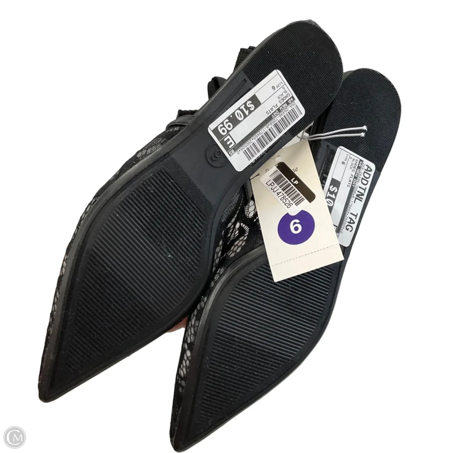 Shoes Flats By A New Day In Black, Size: 6