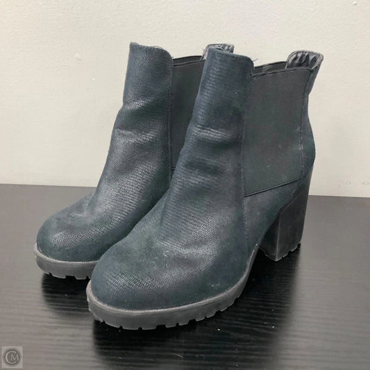 Boots Ankle Heels By Call It Spring In Black, Size: 7.5