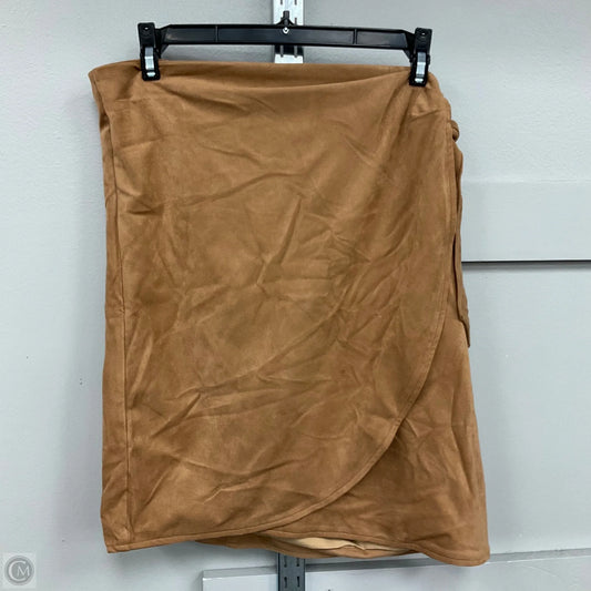 Skirt Short By Loft In Brown, Size: M