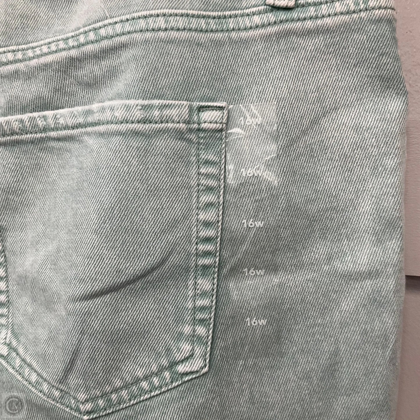 Jeans Straight By Maurices In Green, Size: 16W