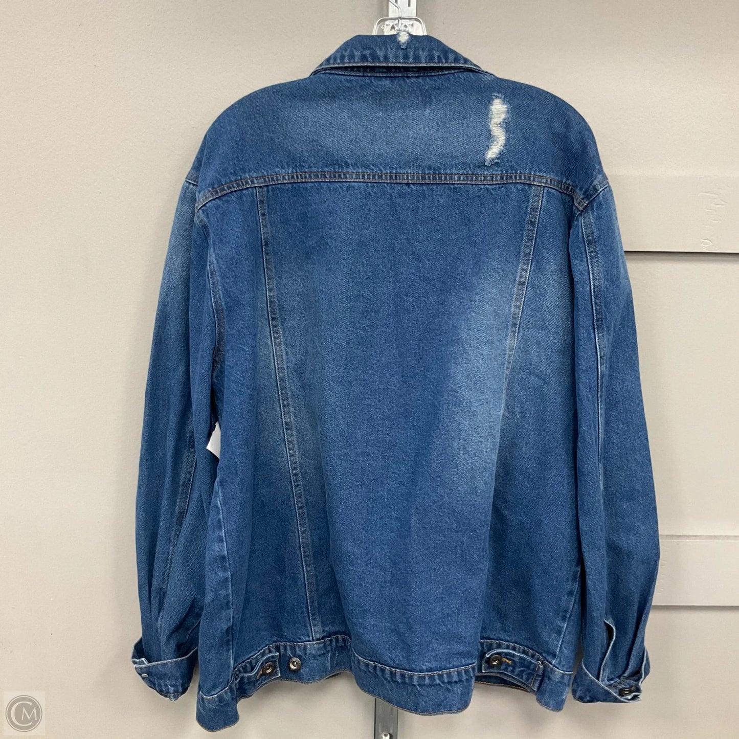 Jacket Denim By Blue Age In Blue Denim, Size: Xl long