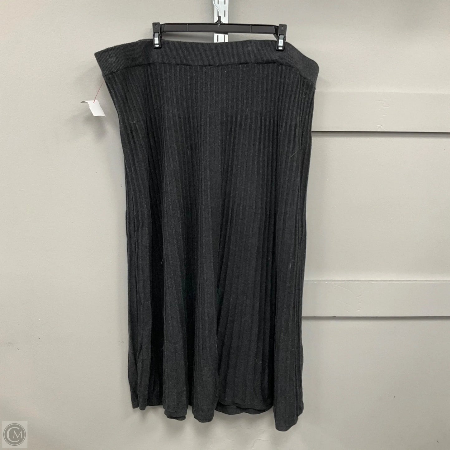 Skirt Maxi By Ophelia Roe In Grey, Size: 3x