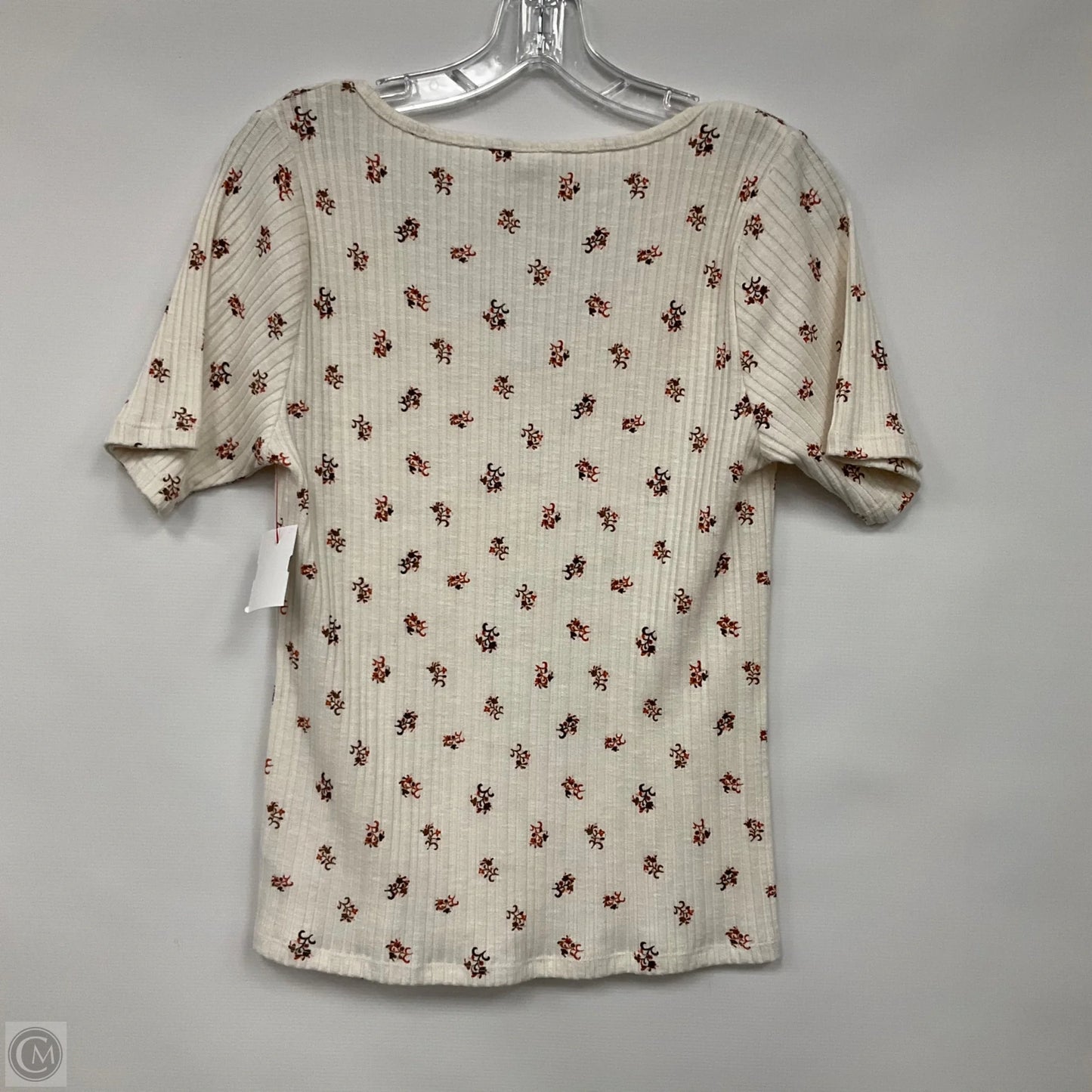 Top Short Sleeve By Old Navy In Cream, Size: Xl