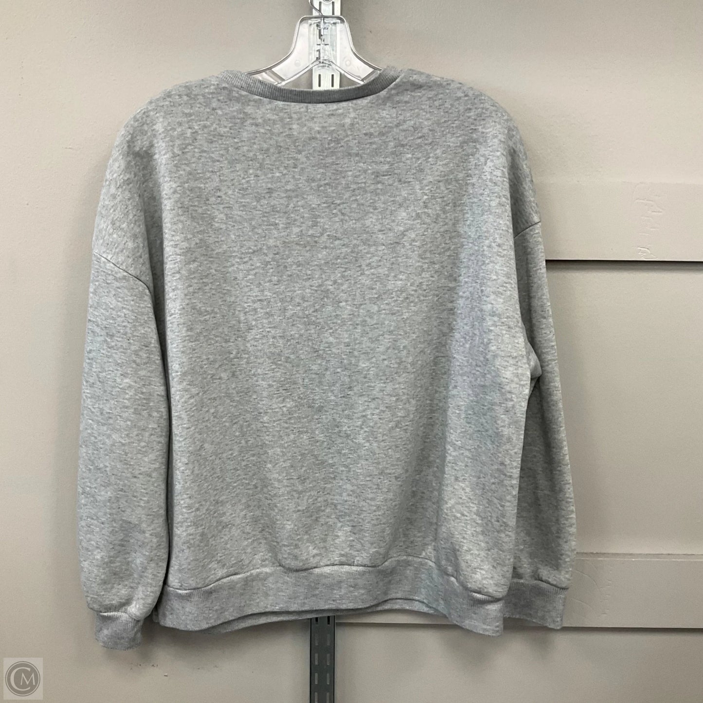 Sweatshirt Crewneck By Cmf In Grey, Size: M