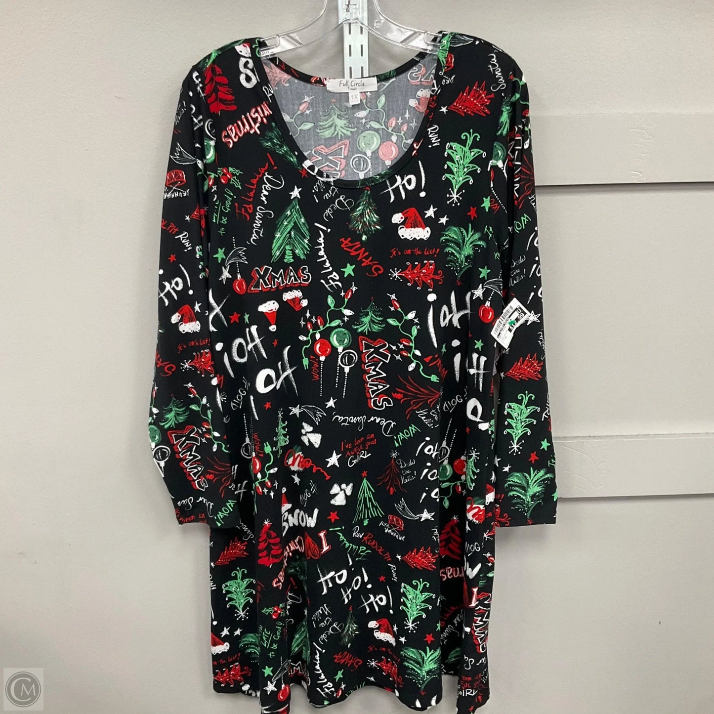 Dress Casual Midi By Clothes Mentor In Multi-colored, Size: 1x