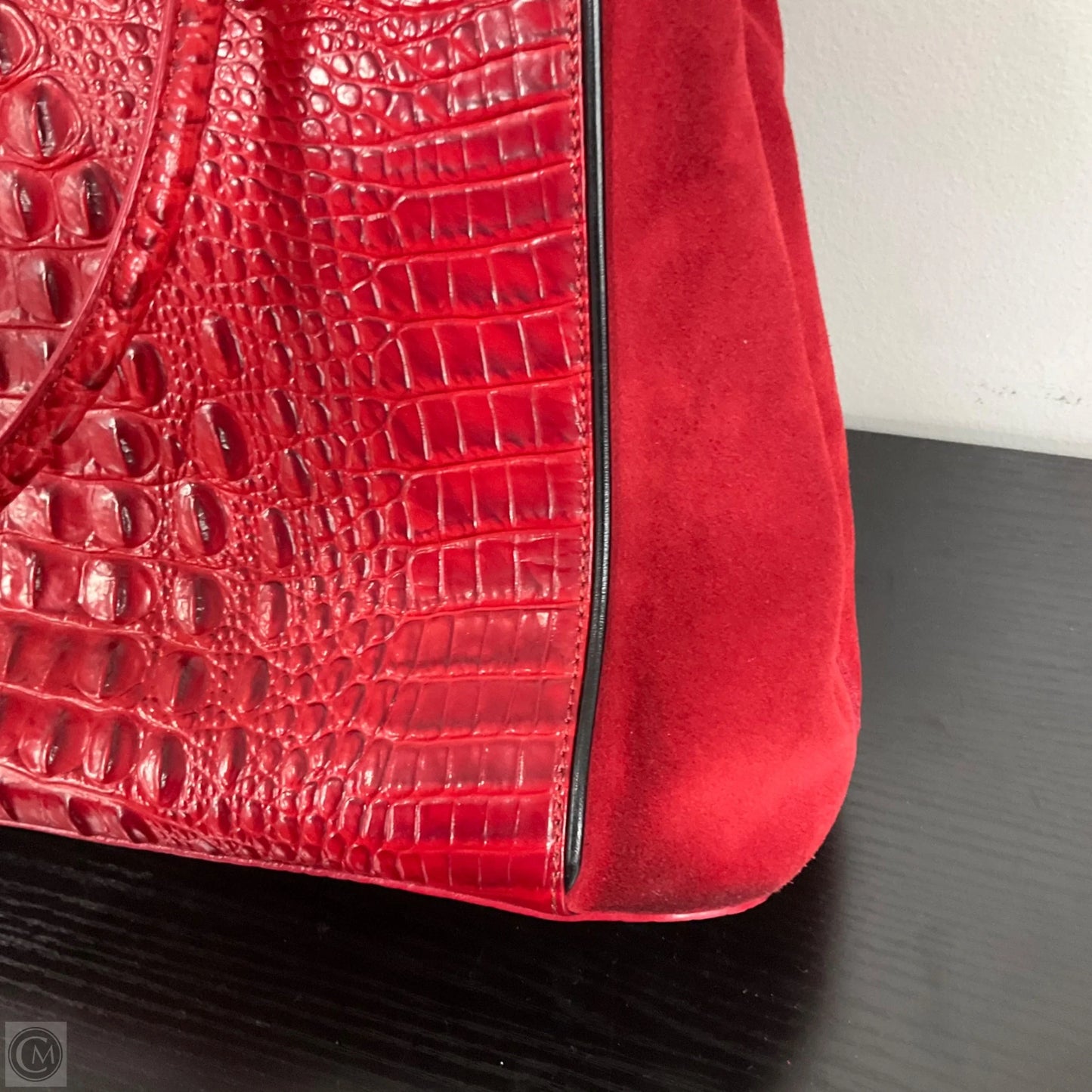 Handbag Designer By Brahmin, Size: Large