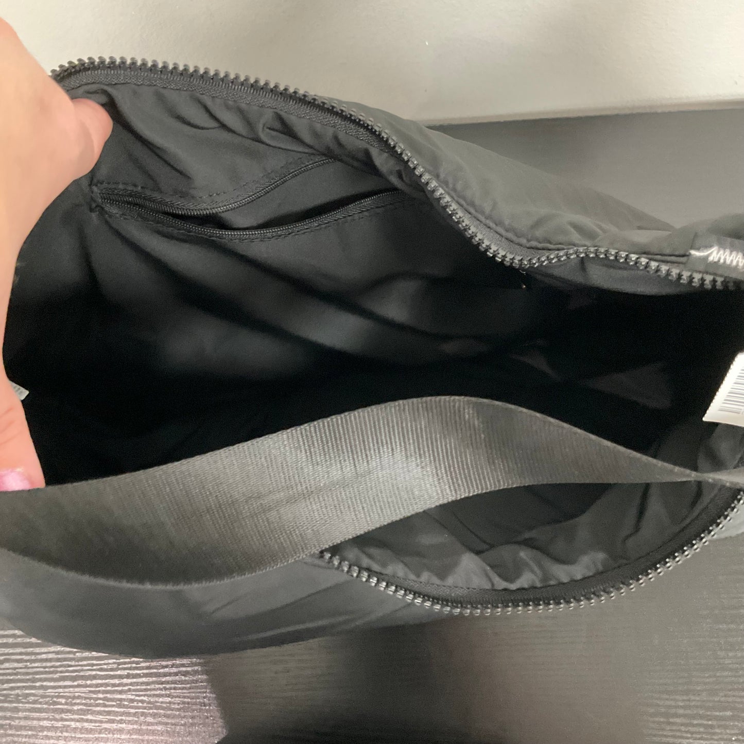 HANDBAG by WILO In BLACK, Size: LARGE