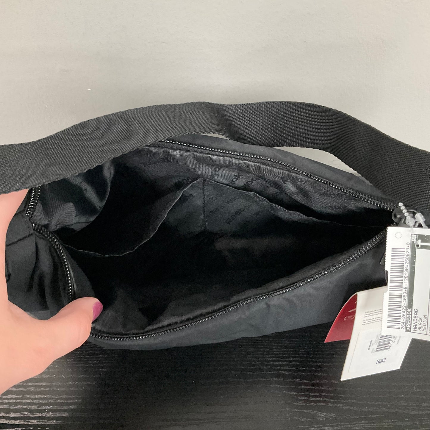 HANDBAG by REEBOK In BLACK, Size: MEDIUM