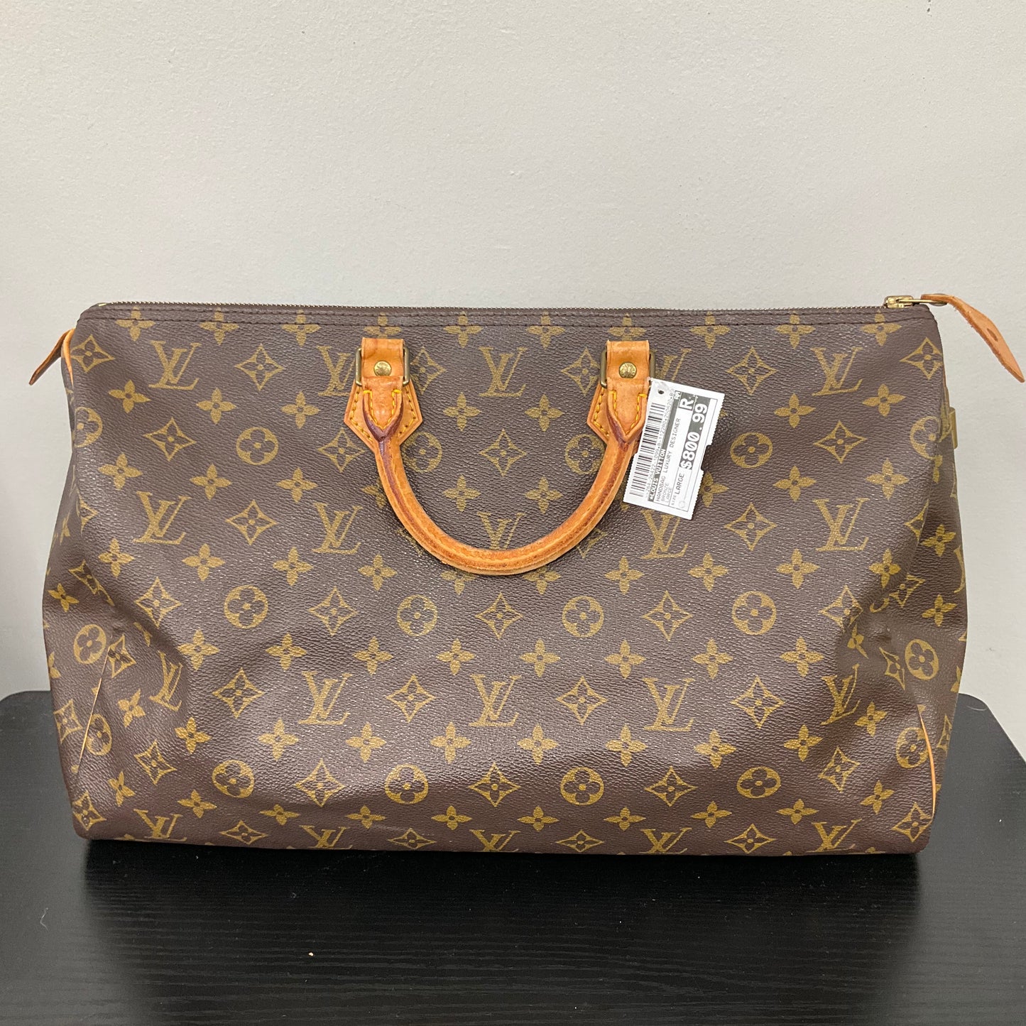 Handbag Luxury Designer By Louis Vuitton In Bronze, Size:Large