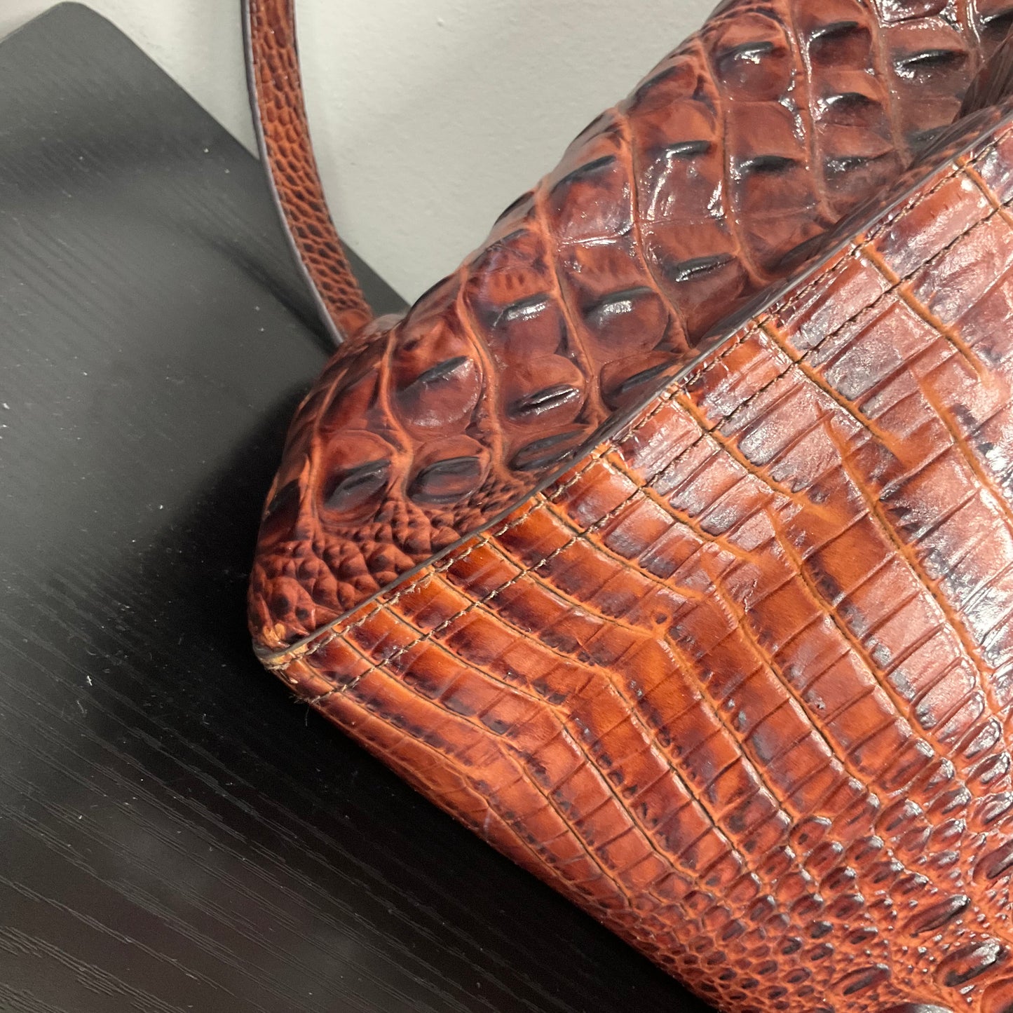 HANDBAG DESIGNER by BRAHMIN In BROWN, Size: LARGE