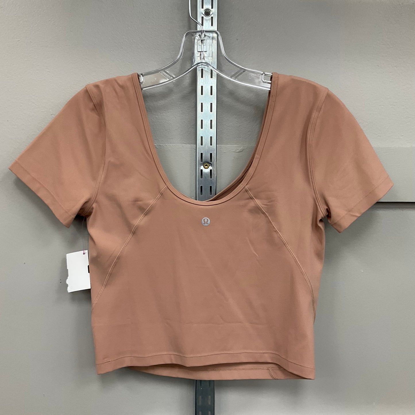 ATHLETIC TOP SS by LULULEMON In BROWN, Size: 8