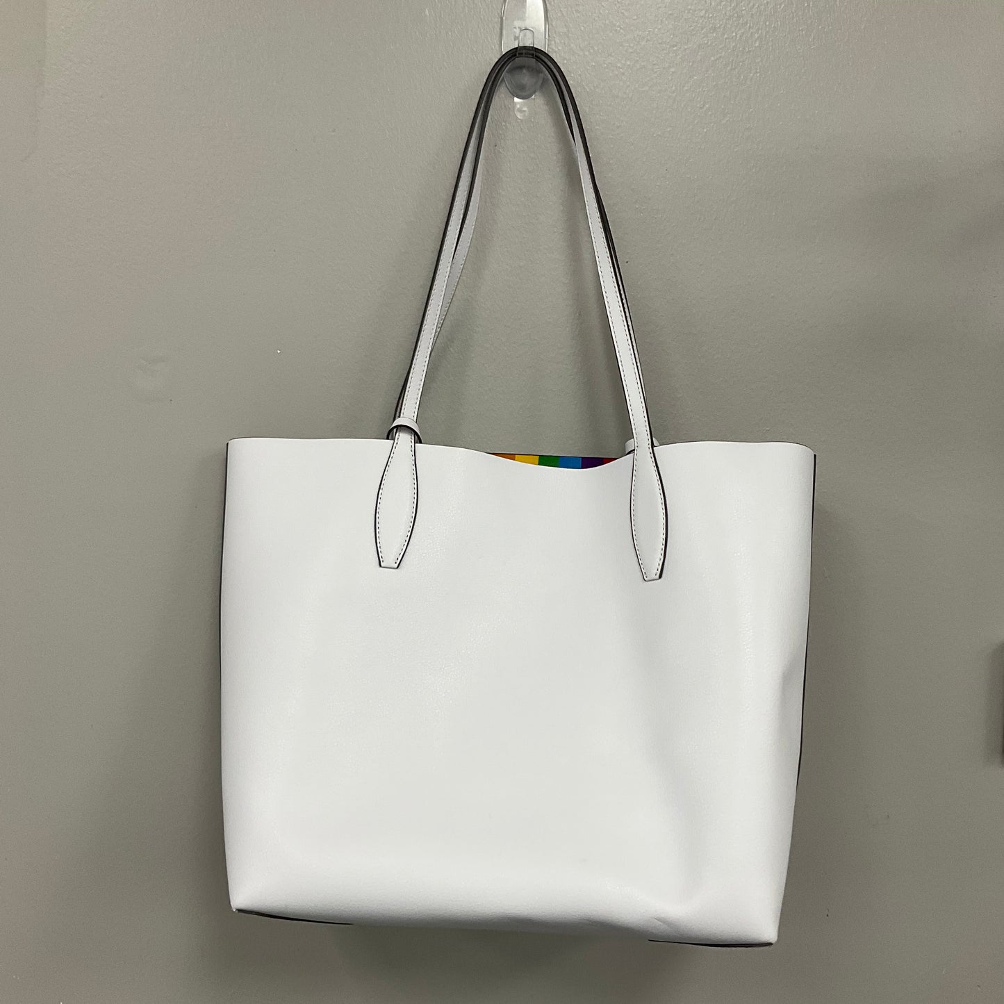 Handbag Designer By Kate Spade In White, Size:Large