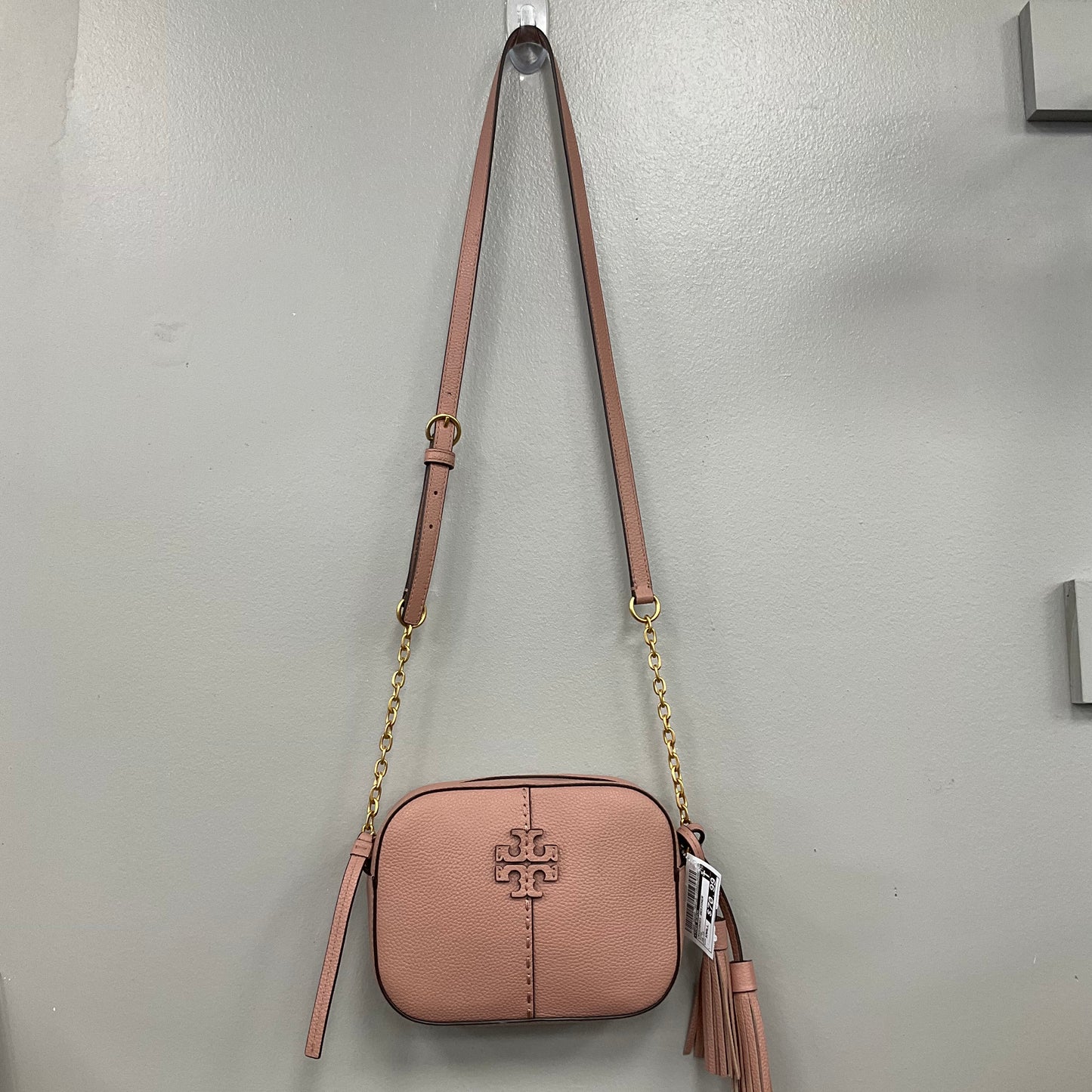 Crossbody Designer By Tory Burch In Pink, Size:Small